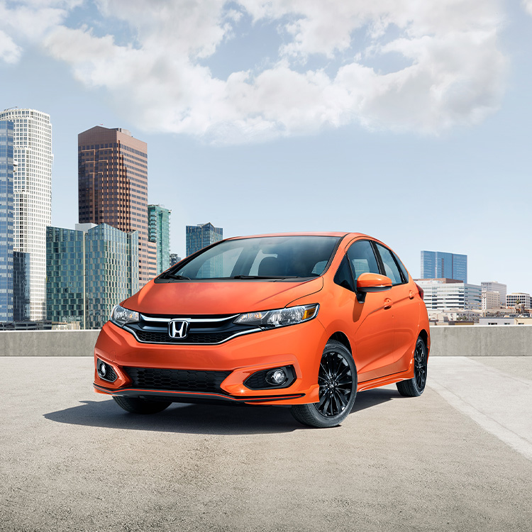 Orange 2020 Honda Fit