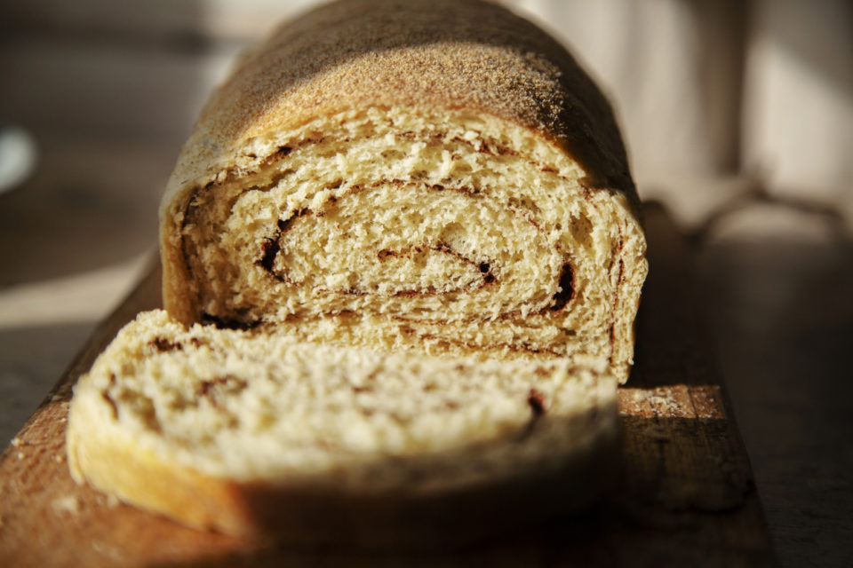 Homemade cinnamon bread