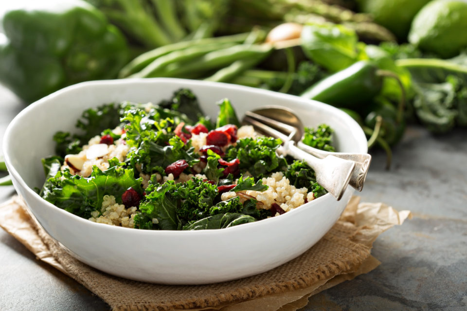 kale and quinoa salad