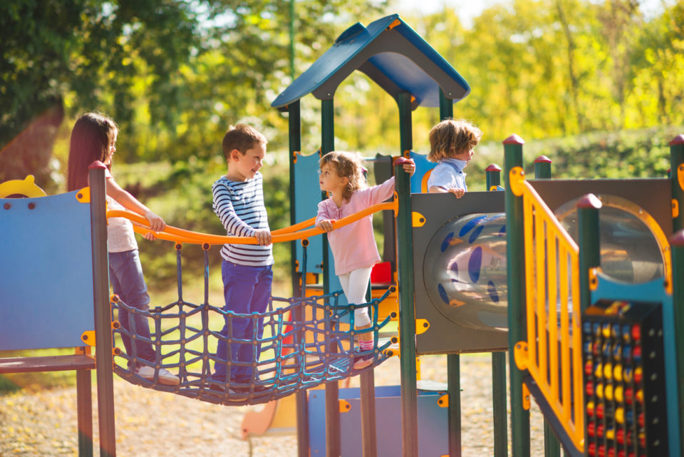 Children playing in the park